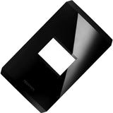 PLACA 1 VENTANA NEGRO PIANO N4371-NP STEP NIESSEN
