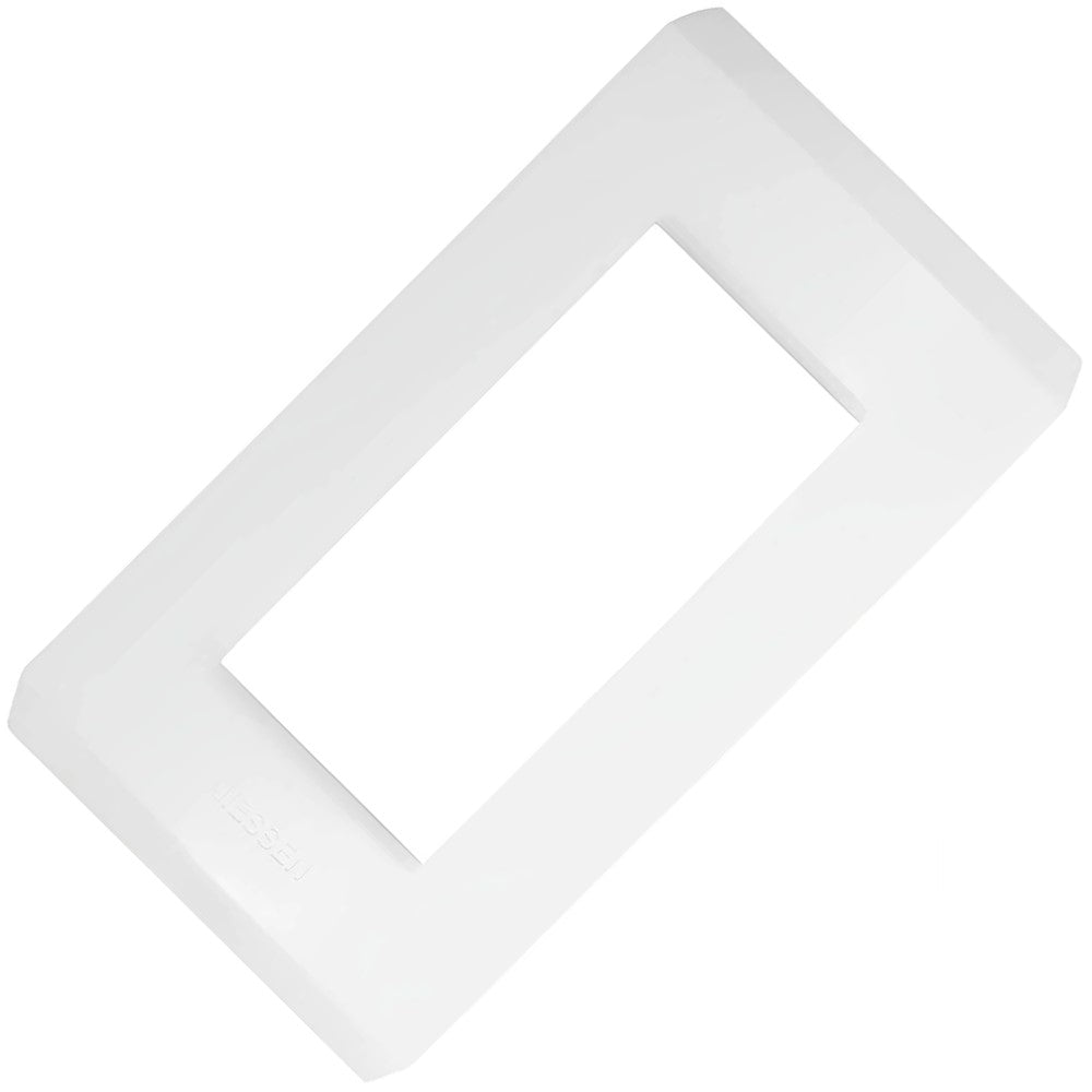 PLACA 3 VENTANAS BLANCO POLAR N4373-BP STEP NIESSEN