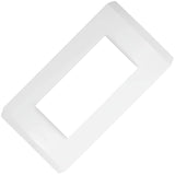 PLACA 3 VENTANAS BLANCO POLAR N4373-BP STEP NIESSEN
