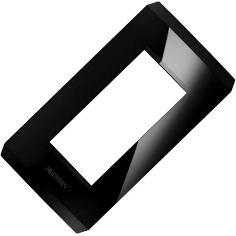 PLACA 3 VENTANAS NEGRO PIANO N4373-NP STEP NIESSEN