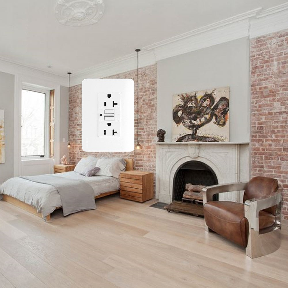 CONTACTO DUPLEX FALLA A TIERRA 2329-BA BLANCO ALPINO NIESSEN