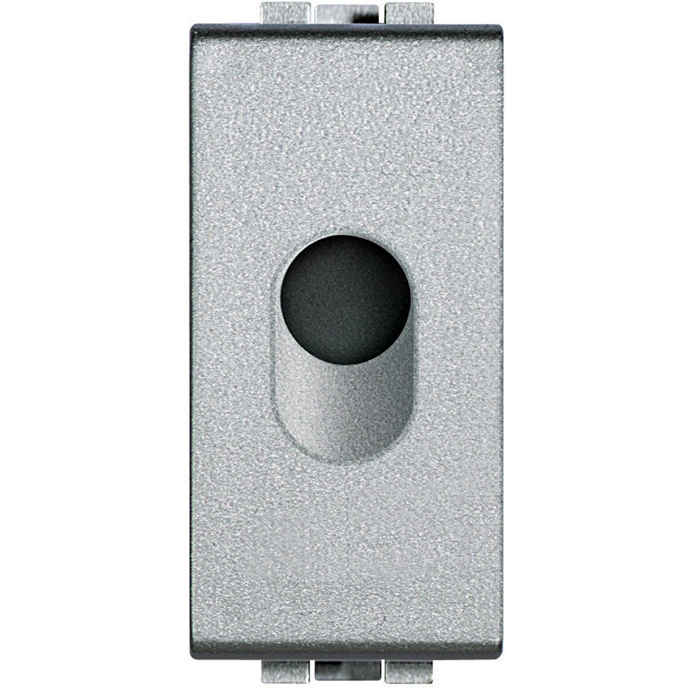 MODULO CON SALIDA PARA CABLE 1 MODULO PLATEADO NT4953 LIVING Y LIGHT