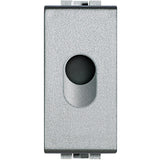 MODULO CON SALIDA PARA CABLE 1 MODULO PLATEADO NT4953 LIVING Y LIGHT