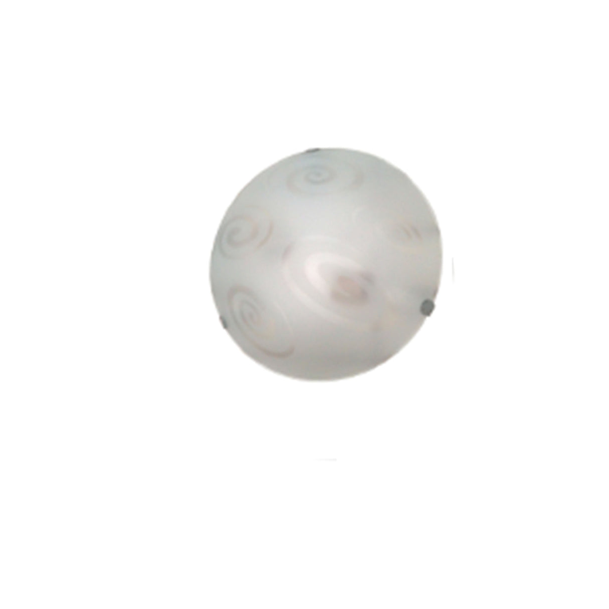 PLAFON P-27 BASE BLANCA PANTALLA CARACOL MCA GUZMAN