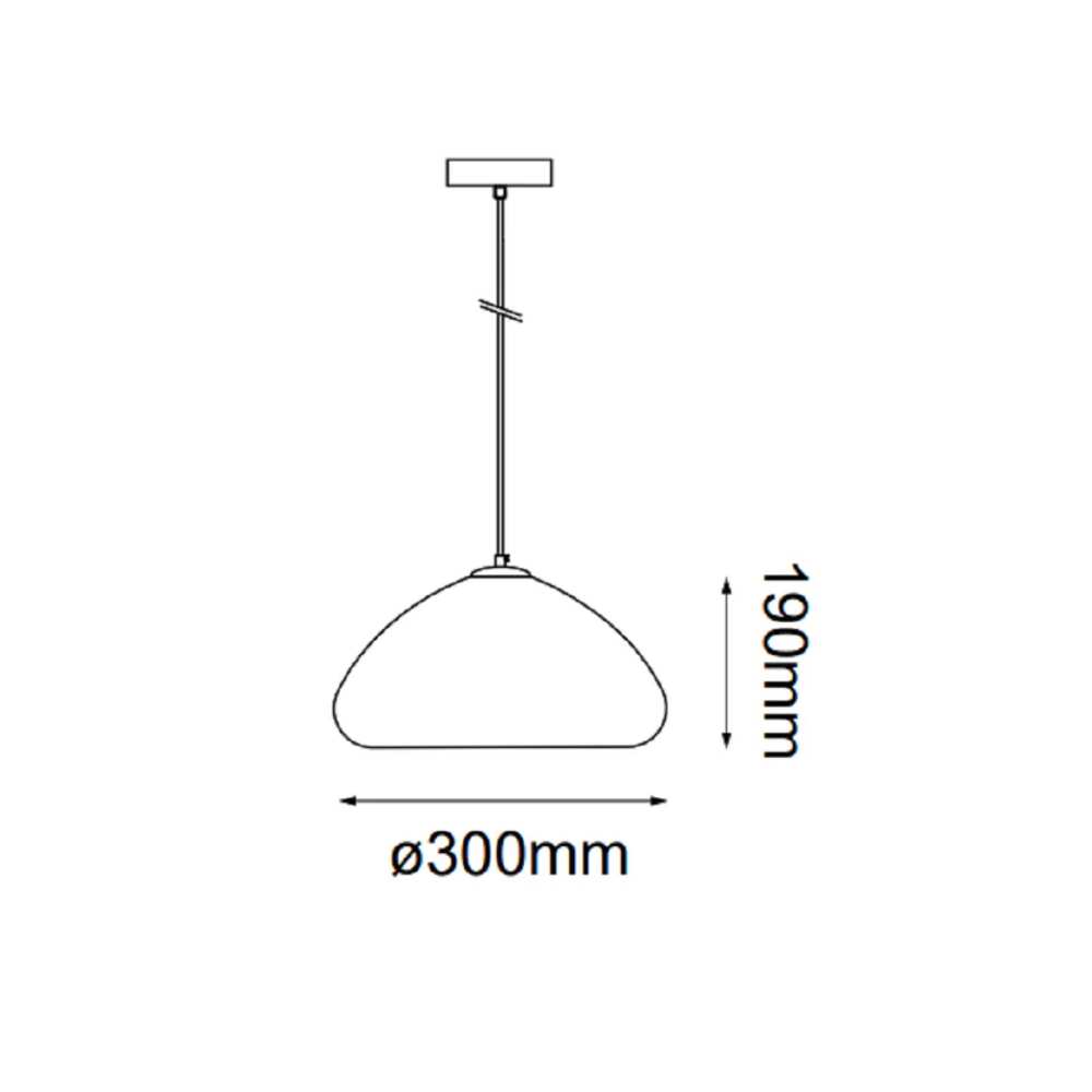 LUMINARIO COLGANTE DE CRISTAL TIPO NUBE COLOR BRONCE 40W  E26 SIN FOCO 300M  MCA QUOR
