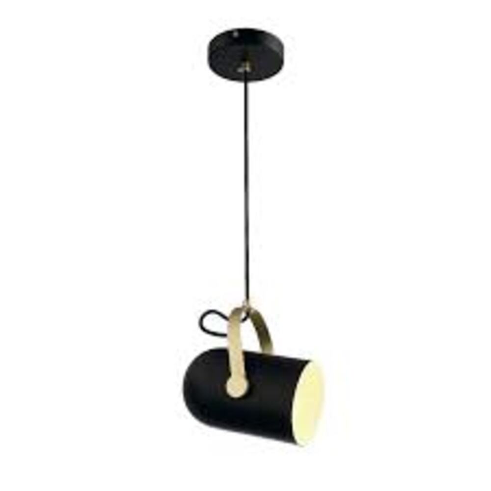 CANOPE PIXEL NEGRO  CON DORADO 40W E26 (FOCO NO INCLUIDO) QUOR