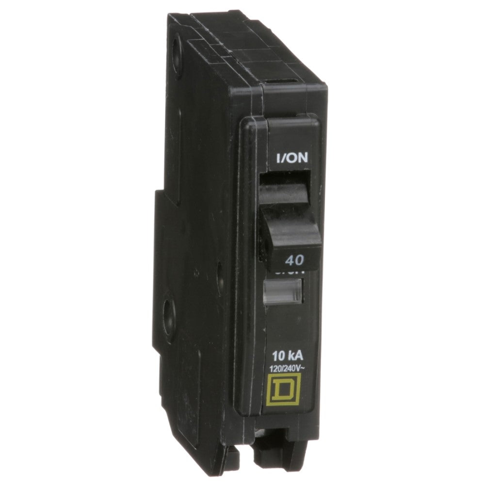 INTERRUPTOR TERMOMAGNETICO QO140 1X40A ENCHUFABLE 10KA 240V SCHNEIDER ELECTRIC *** OFRECER BTN1/40 ***