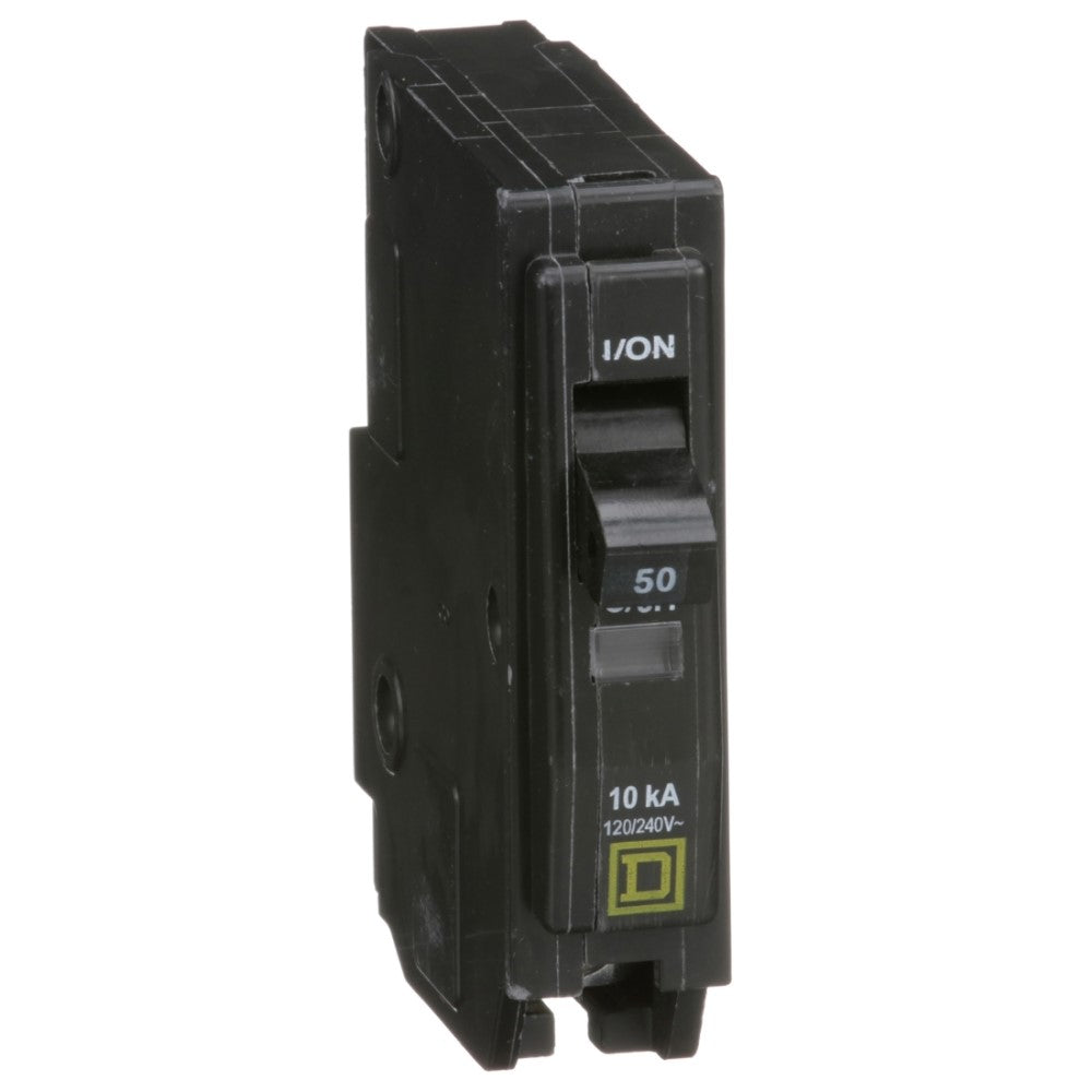 INTERRUPTOR TERMOMAGNETICO QO150 1X50A ENCHUFABLE 10KA 120V SCHNEIDER ELECTRIC