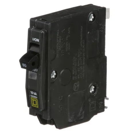 INTERRUPTOR TERMOMAGNETICO QO160 1X60A ENCHUFABLE 10KA 120V SCHNEIDER ELECTRIC *** OFRECER BTN1/60 ***