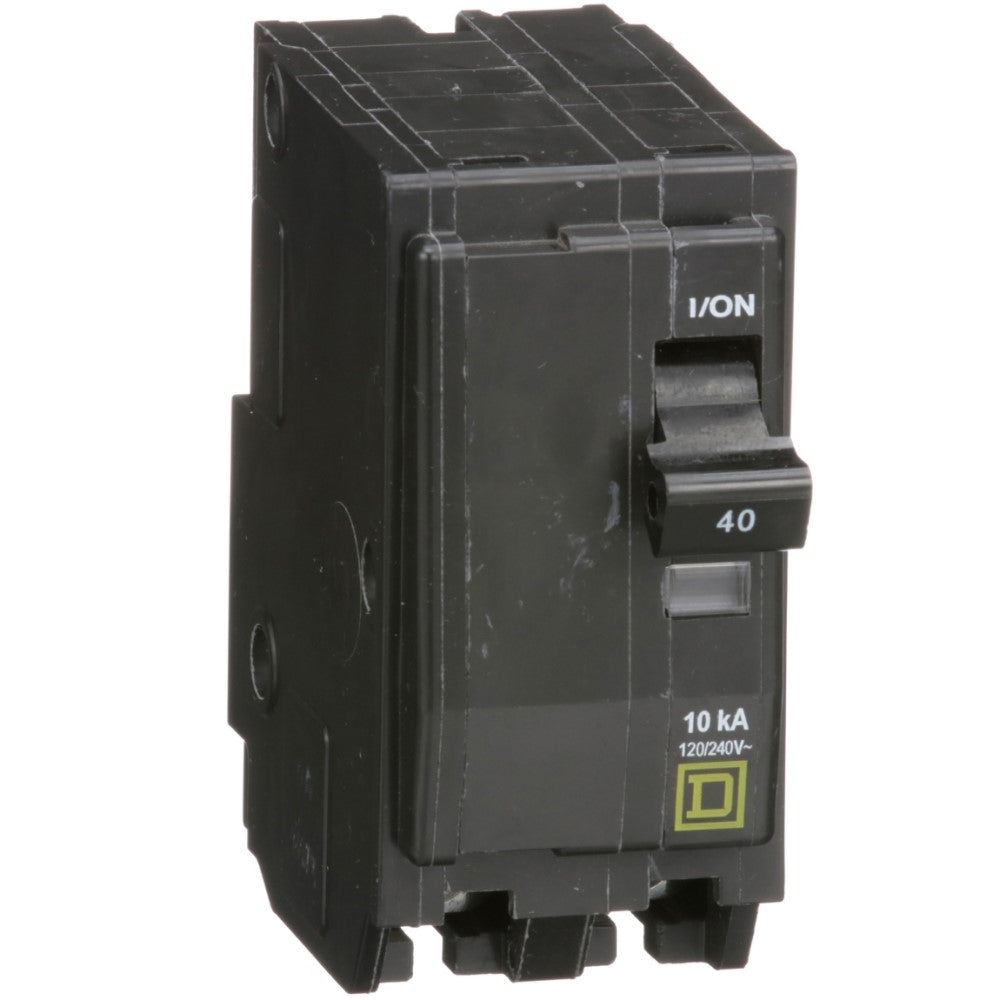 INTERRUPTOR TERMOMAGNETICO QO240 2X40A ENCHUFABLE 10KA 120-240V SCHNEIDER ELECTRIC *** OFRECER BTN2/40 ***