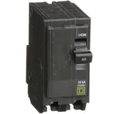 INTERRUPTOR TERMOMAGNETICO QO240 2X40A ENCHUFABLE 10KA 120-240V SCHNEIDER ELECTRIC *** OFRECER BTN2/40 ***