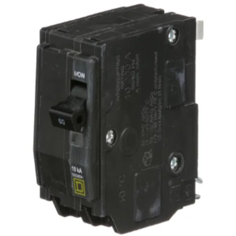 INTERRUPTOR TERMOMAGNETICO QO260 2X60A ENCHUFABLE 10KA 120-240V SCHNEIDER ELECTRIC *** OFRECER BTN2/60 ***