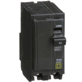 INTERRUPTOR TERMOMAGNETICO QO270 2X70A ENCHUFABLE 10KA 120-240V SCHNEIDER ELECTRIC *** OFRECER BTN2/70 ***
