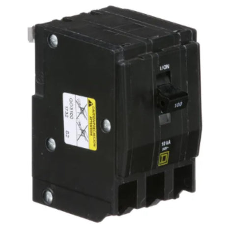 INTERRUPTOR TERMOMAGNETICO QO3100 3X100A ENCHUFABLE 10KA 120-240V SCHNEIDER ELECTRIC