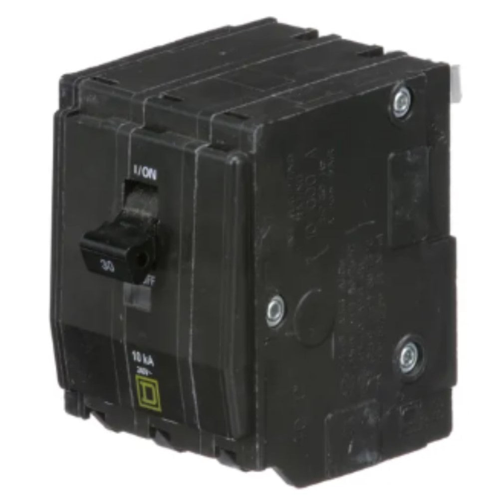 INTERRUPTOR TERMOMAGNETICO QO330 3X30A ENCHUFABLE 10KA 120-240V SCHNEIDER ELECTRIC *** OFRECER BTN3/30 ***