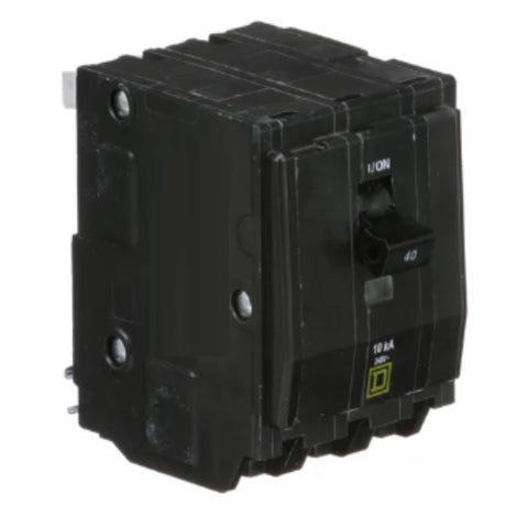 INTERRUPTOR TERMOMAGNETICO QO340 3X40A ENCHUFABLE 10KA 240V SCHNEIDER ELECTRIC *** OFRECER BTN3/40 ***