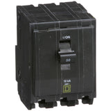 INTERRUPTOR TERMOMAGNETICO QO350 3X50A ENCHUFABLE 10KA 240V SCHNEIDER ELECTRIC *** OFRECER BTN3/50 ***