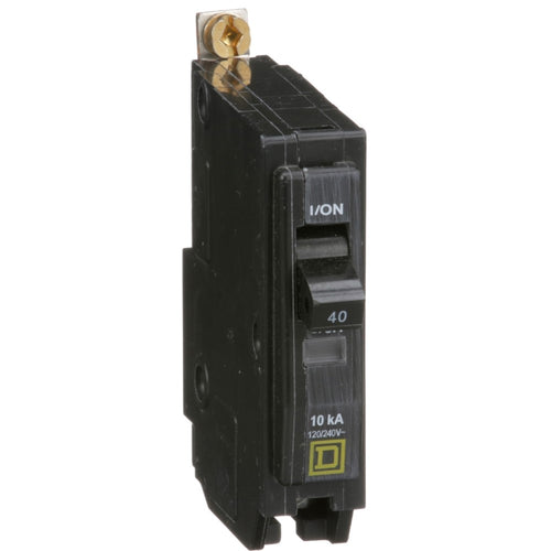Interruptor termomagnetico QOB, 1 polo, 40A, 10kA, 120-240V ...