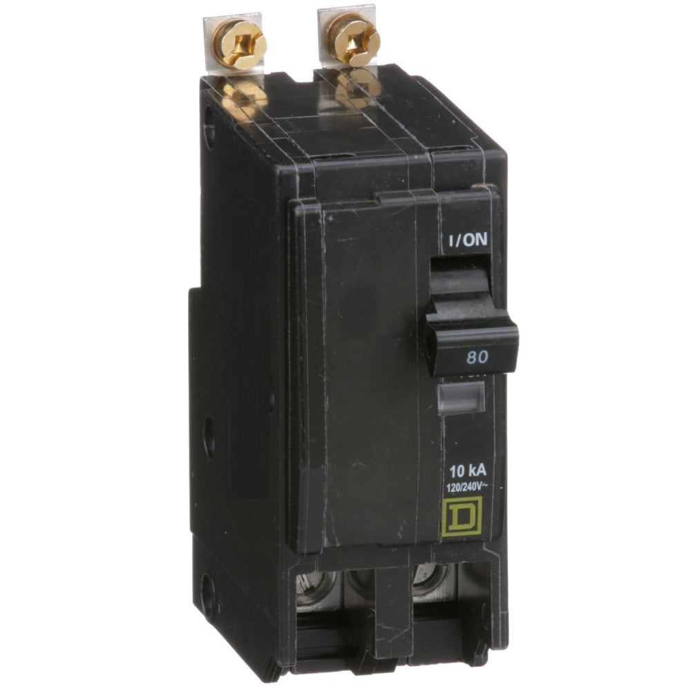 INTERRUPTOR TERMOMAGNETICO QOB280 2X80A ATORNILLABLE 10KA 120-240V SCHNEIDER ELECTRIC
