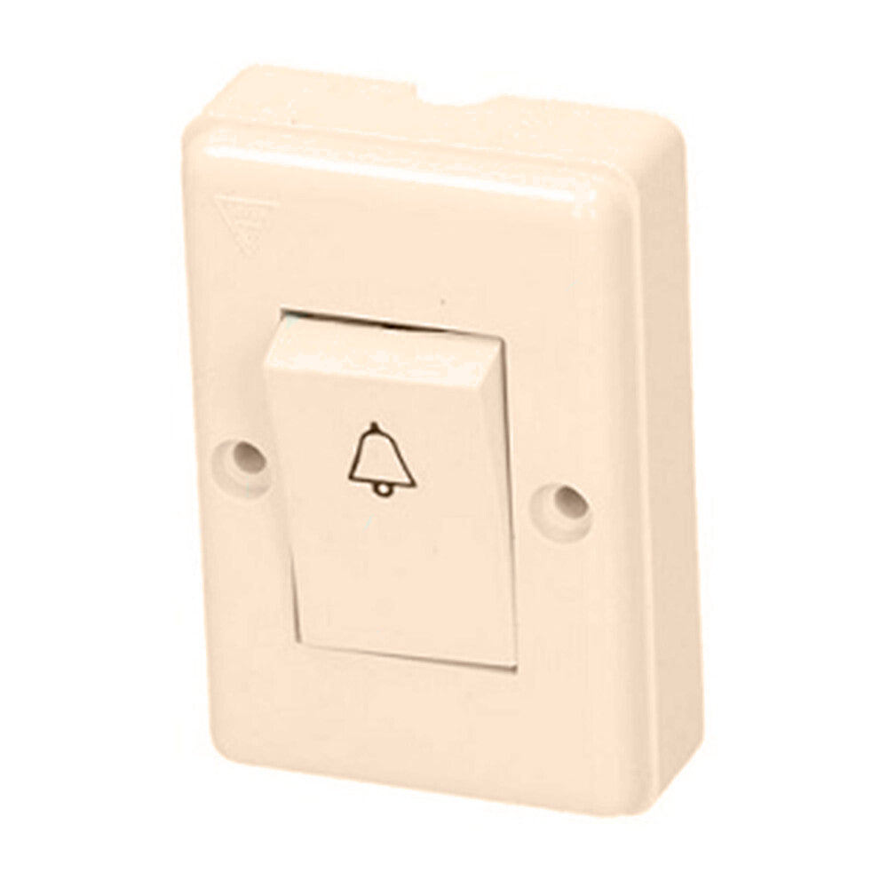 BOTON TIMBRE PLANO MARFIL WD0202 ROYER