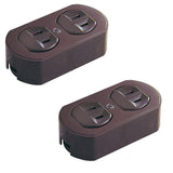 CONTACTO DUPLEX SENCILLO 15A/127V. CAFE WD0190