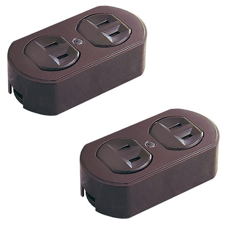 CONTACTO DUPLEX SENCILLO 15A/127V. CAFE WD0190