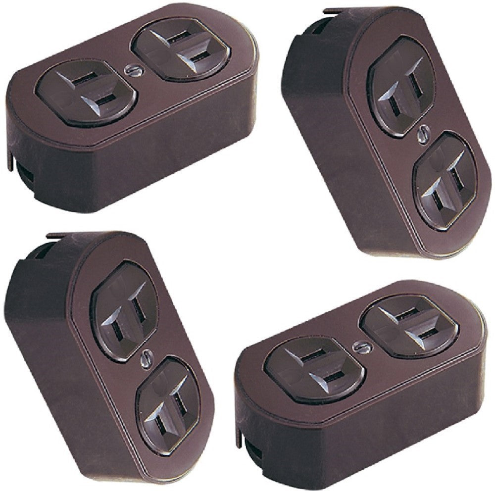 CONTACTO DUPLEX SENCILLO 15A/127V. CAFE WD0190