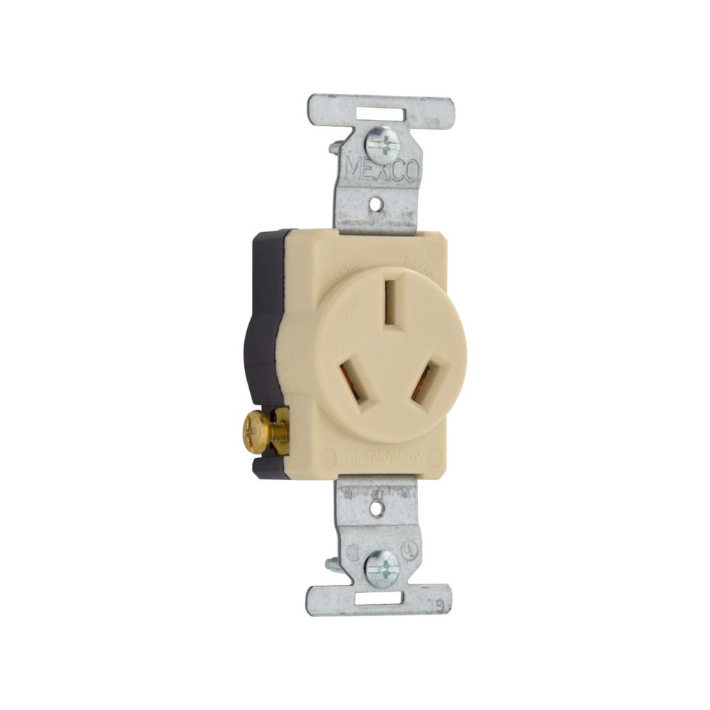 RECEPTACULO SENC. 20A/125-250V. NEMA 10-20R 805V-BOX ARROW HART