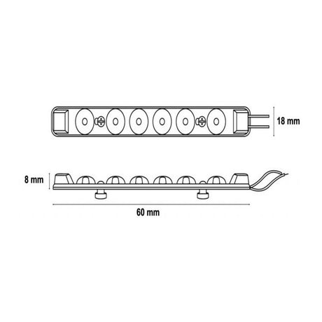 REPUESTO LED LINEAL 6500K MUNDO LUCIDO