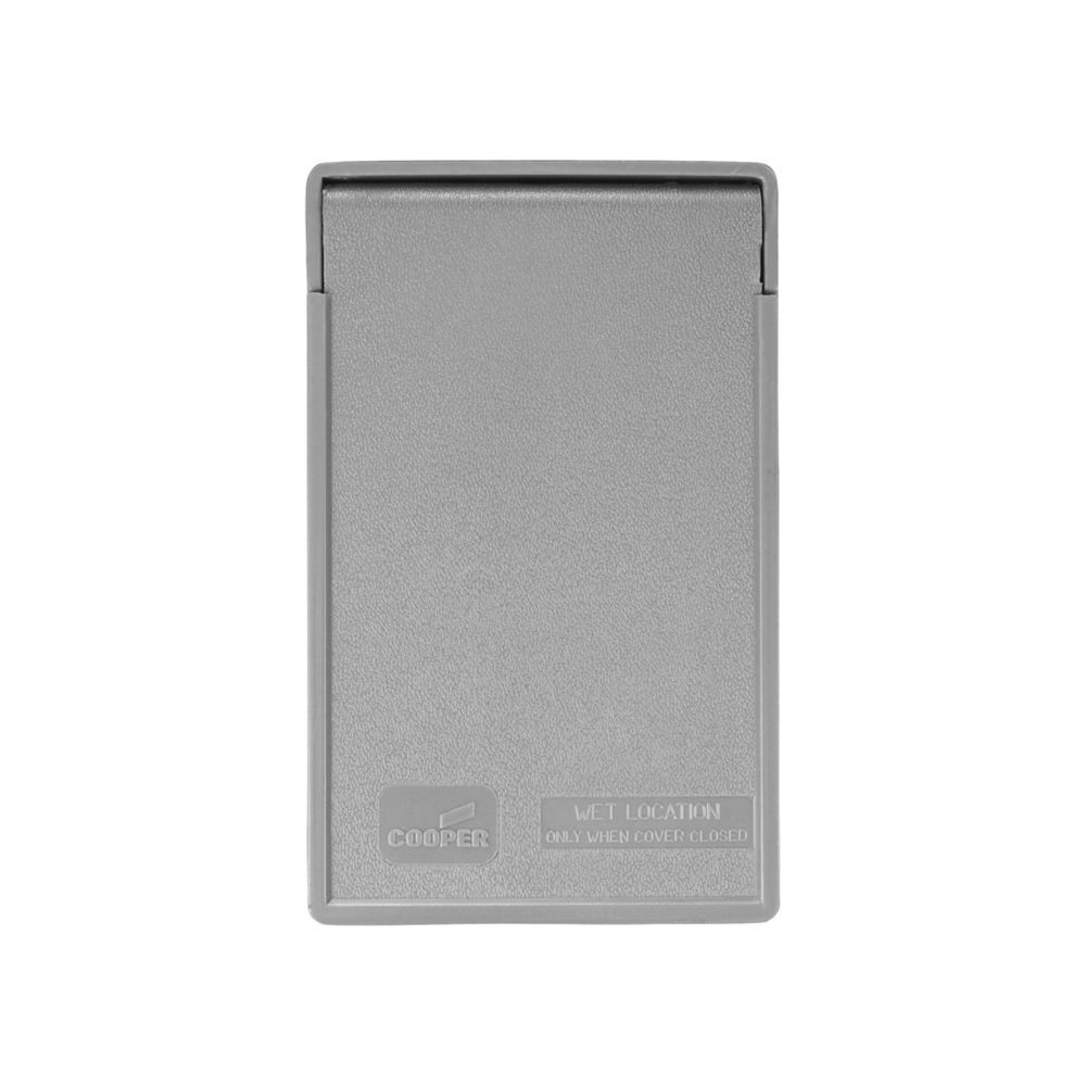 TAPA UNITARIA CIERRE AUTOMATICO MONTAJE VERTICAL GRIS S2962