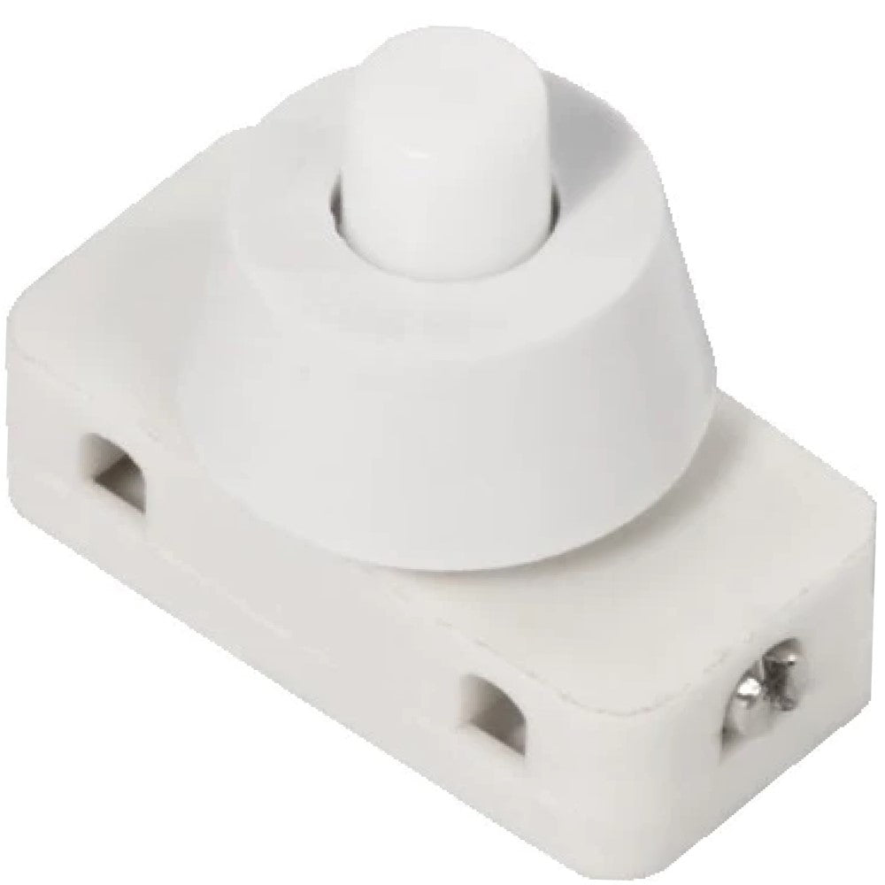 APAGADOR DE PRESION (PUSH) 18AWG  2C  4A 125V 150W BLANCO