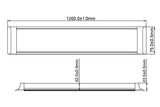 LUM. SMD LED SLIM INT. 40W AC90-260V 6500K MEGAMEX *** OFRECER ML-WL-40W ***