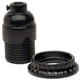 PORTALAMPARA NEGRO CON CONTRATUERCA P/NIPLE 250V 660W  SP-7021