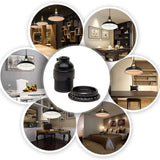 PORTALAMPARA NEGRO CON CONTRATUERCA P/NIPLE 250V 660W  SP-7021