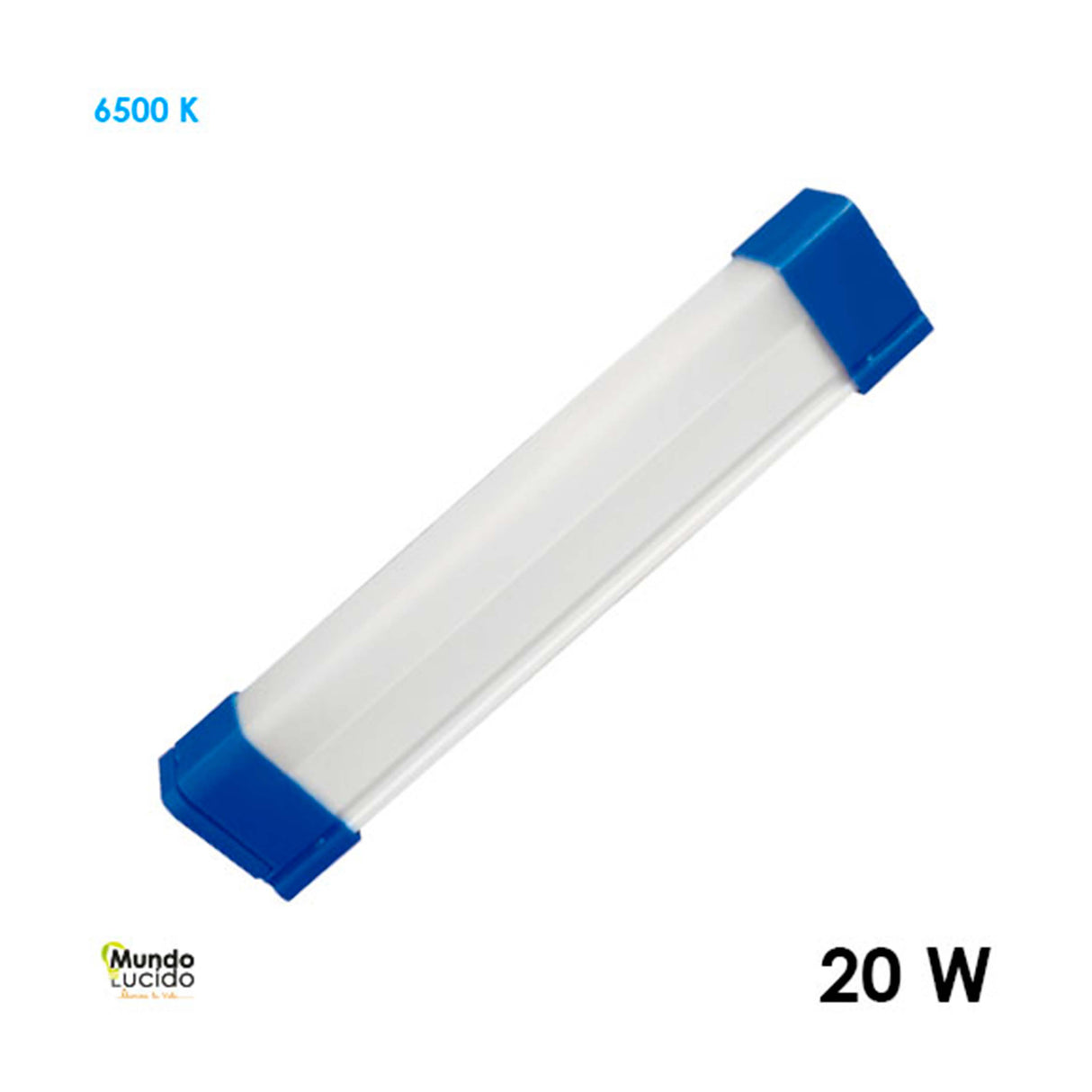 LAMP DE EMERGENCIA 20W CON IMANES Y SE CARGA CON USB 6500K T CARGA 4H T DESCARGA 3H AL 100% MUNDO LUCIDO