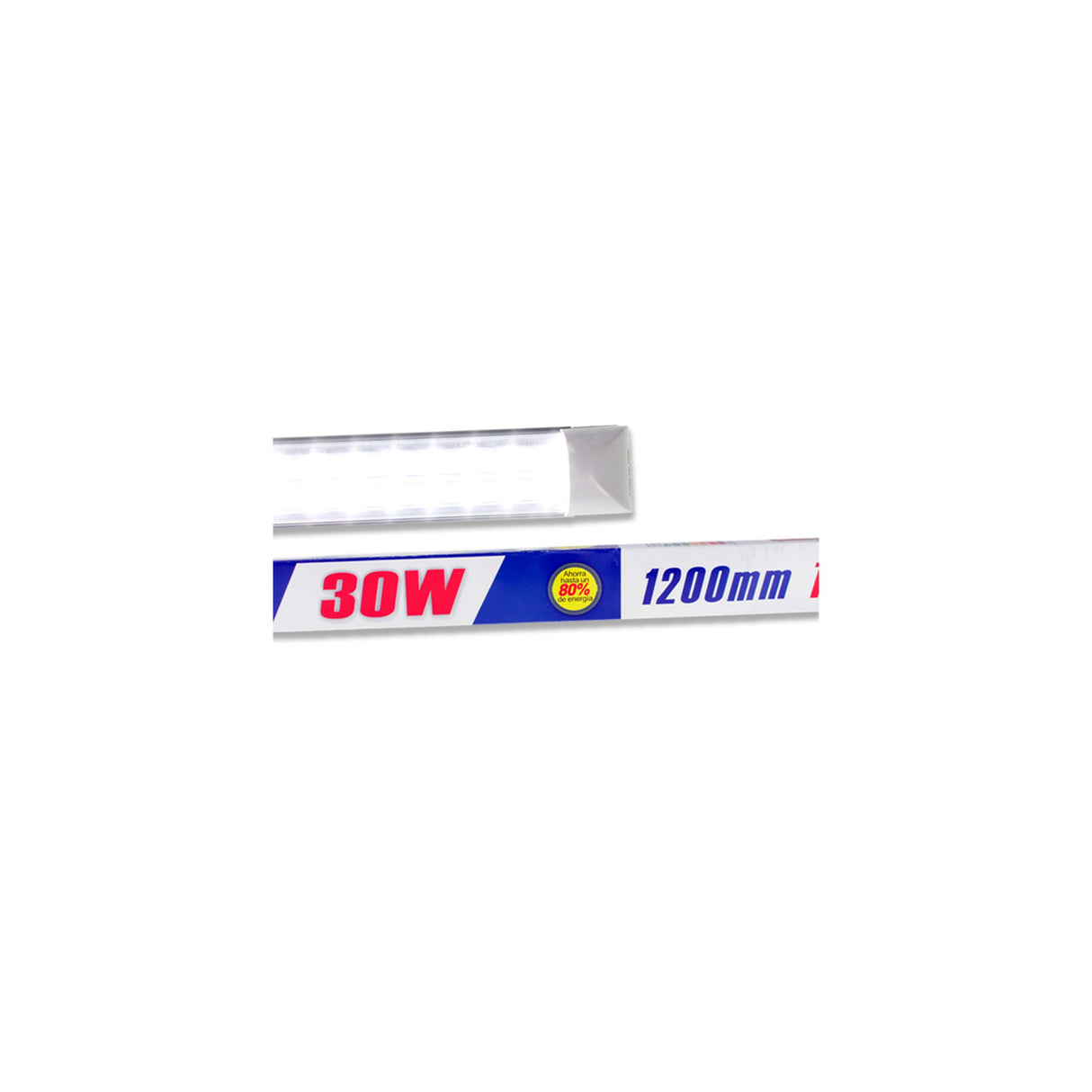 LAMPARA INTEGRADA DE LED BASE ALUMINIO MICA TRANSPARENTE T8 30W 6500K 85V-265V MEGALUZ***T.E. FEBRERO 2024*** ***SIN T.E.***