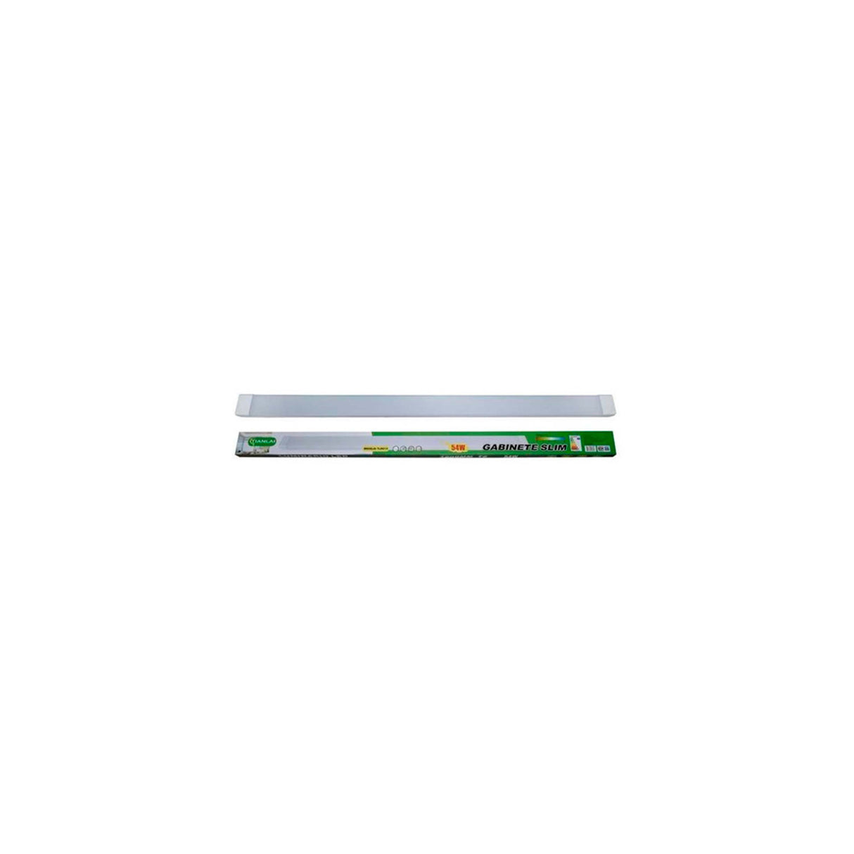 GABINETE SLIM SOBREPONER BCO ACRILICO APALINO RECTANGULAR OMNIDIRECCIONAL 54W 6500K 127V TIANLAI ***T.E. FEBRERO 2024***