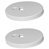 KIT DE 2 TAPAS LATERALES PARA PERFIL DE ALUMINIO ILUPA30 DE PLASTICO ILUMILEDS