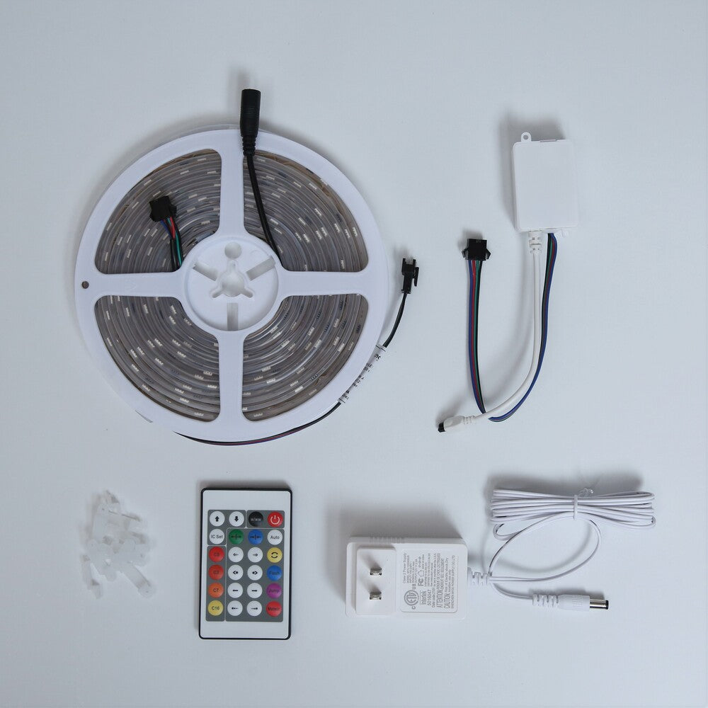 TIRA DIGITAL LED 5050 SMD 12V IP65 MULTICOLOR CHASING 5 MTS ***APLICACIONES HAE***