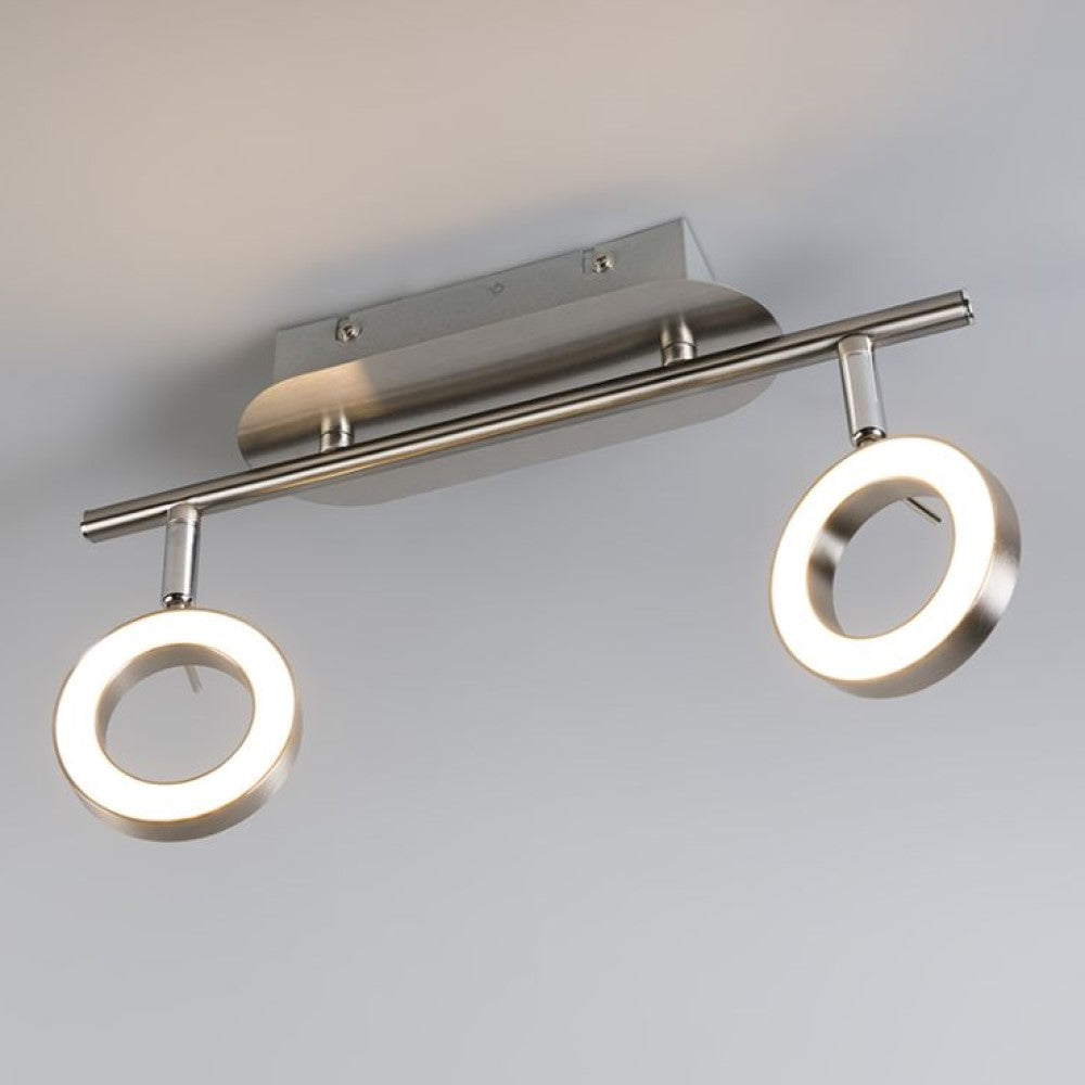 PARED ANILLOS LED ACABADO SATIN 2 X 5 W