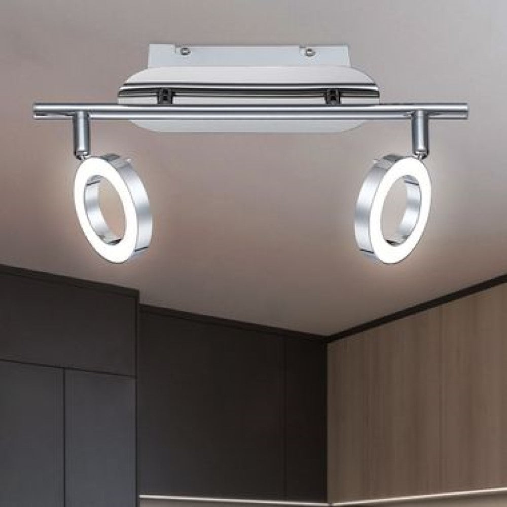 PARED ANILLOS LED ACABADO SATIN 2 X 5 W