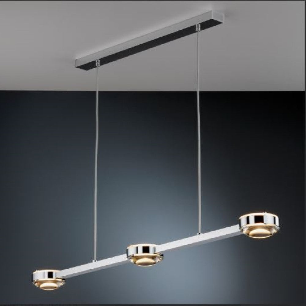 SUSPENDIDO ANILLOS LED ACABADO SATIN 3 X 5 W