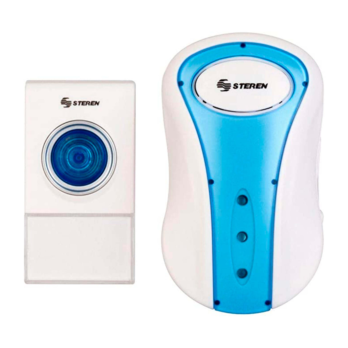 TIMBRE INALAMBRICO 36 TONOS 50MTS. ALCANCE CON INDICADOR LUMINOSO EN LA CAMPANA TIM-255 STEREN