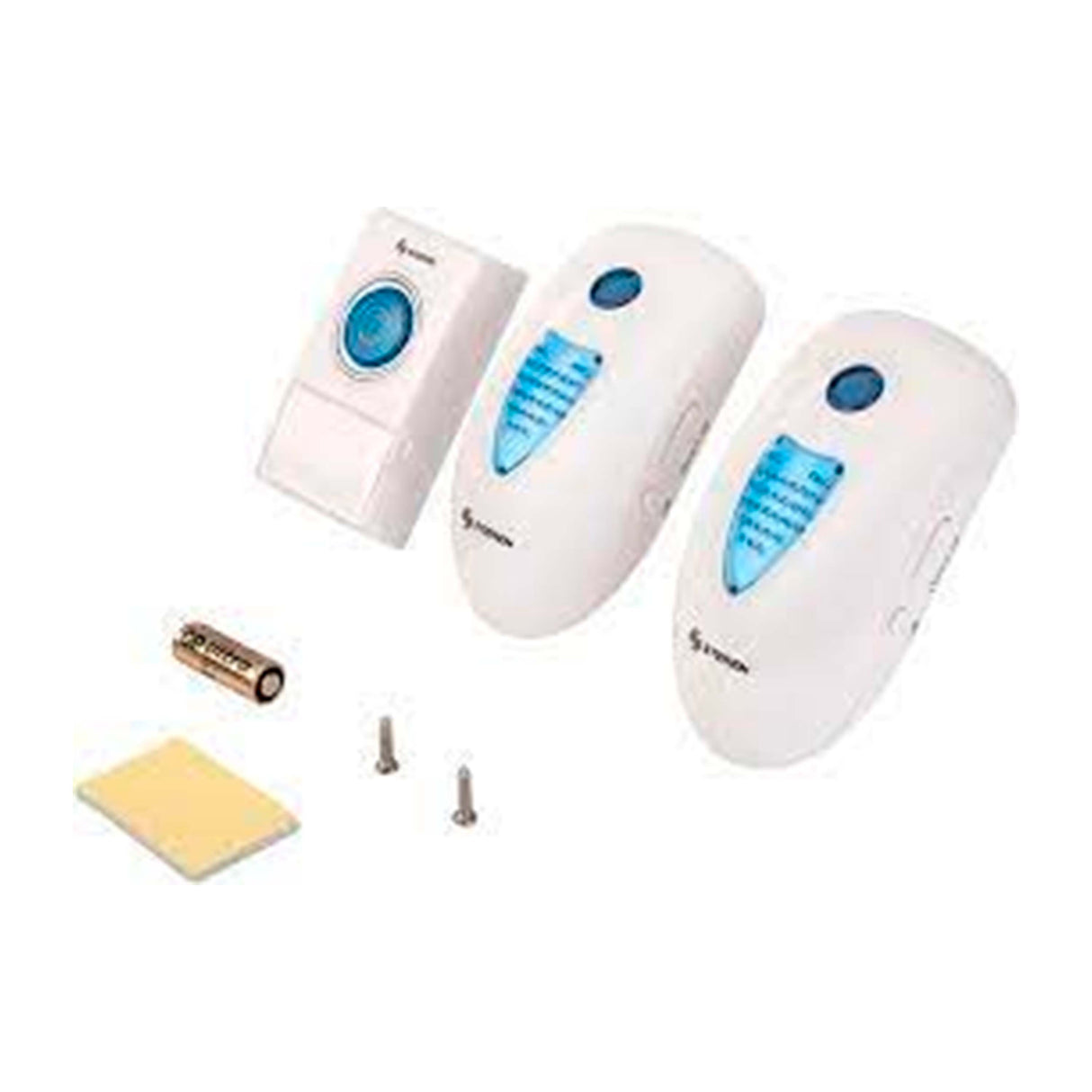 TIMBRE INALAMBRICO 38 TONOS 50 M DE ALCANCE C/CONTROL DE VOLUMEN STEREN