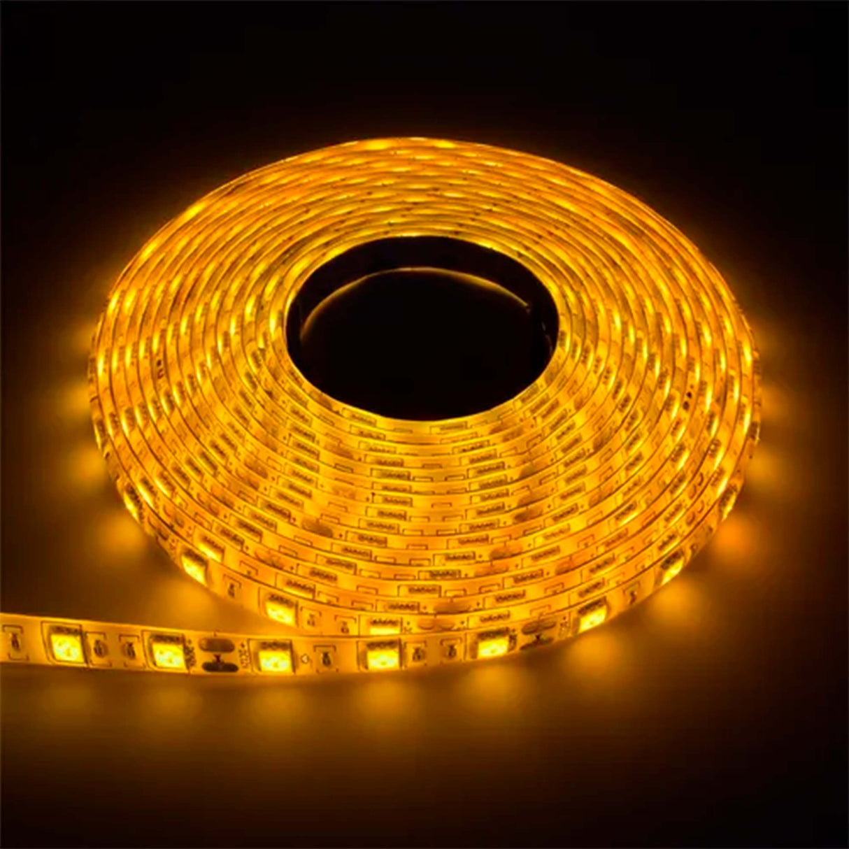 TIRA EXTERIOR CHIP 5050 CORTES CON 3 LEDS 15W AMARILLA
