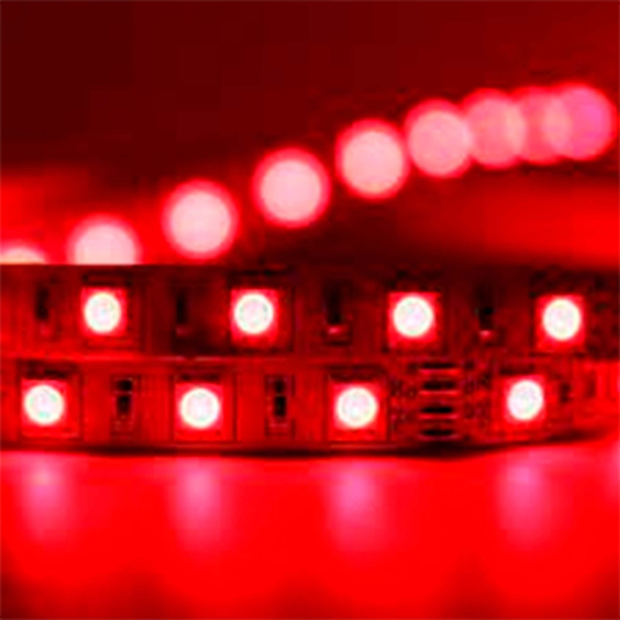 TIRA EXTERIOR CHIP 5050 CORTES CON 3 LEDS 15W ROJA