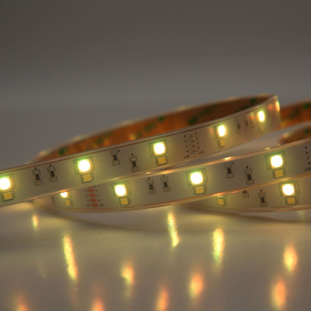 TIRA FLEXIBLE DE LED RGB 48W 12V IP67  LUZ DE DIA