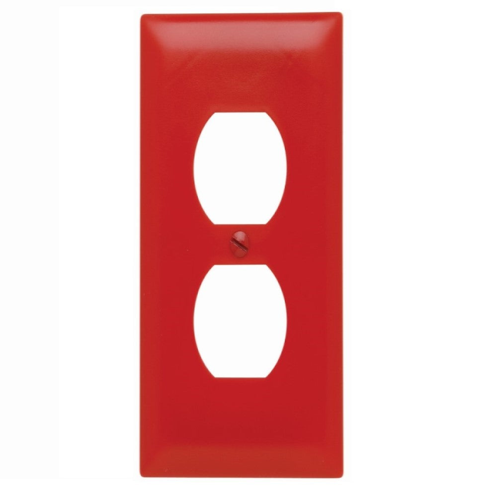 PLACA DUPLEX NYLON ROJA *** OFRECER LEV045 ***