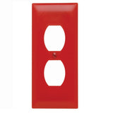 PLACA DUPLEX NYLON ROJA *** OFRECER LEV045 ***
