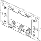 SOPORTE 4 MOD. CON TORNILLOS PARA CAJA EMPOTRABLE  PLANA VIMAR